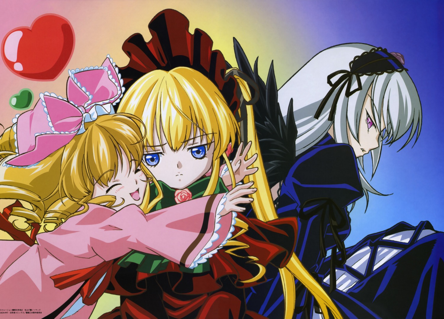 hinaichigo, kasugai_hiroyuki, lolita_fashion, rozen_maiden, shinku, suigintou