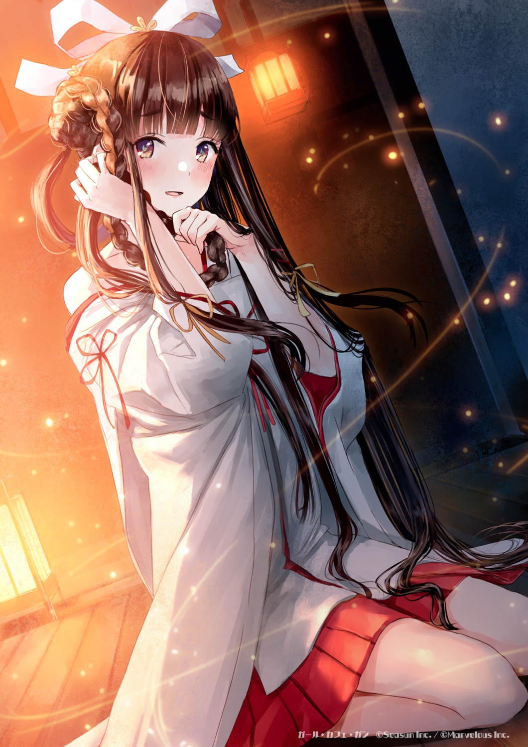 girl_cafe_gun, girl_cafe_gun_ii, kazuharu_kina, kikuri_yuki, miko