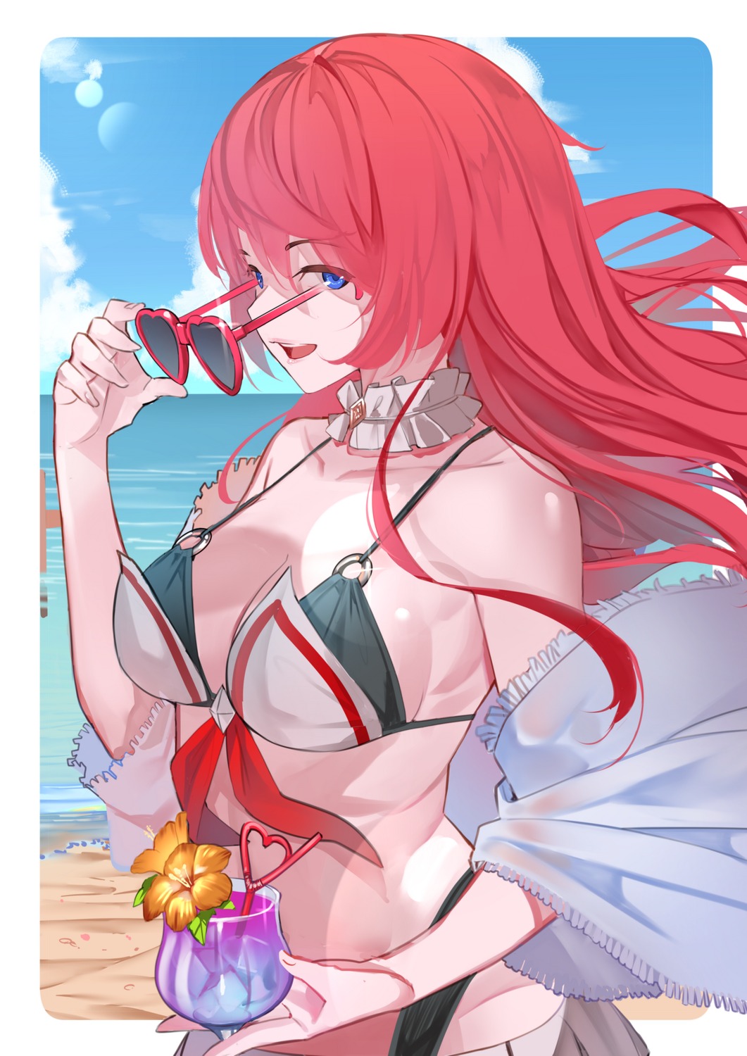 bikini, cleavage, godguard_brodia, granblue_fantasy, megane, nonh_(wormoftank), swimsuits