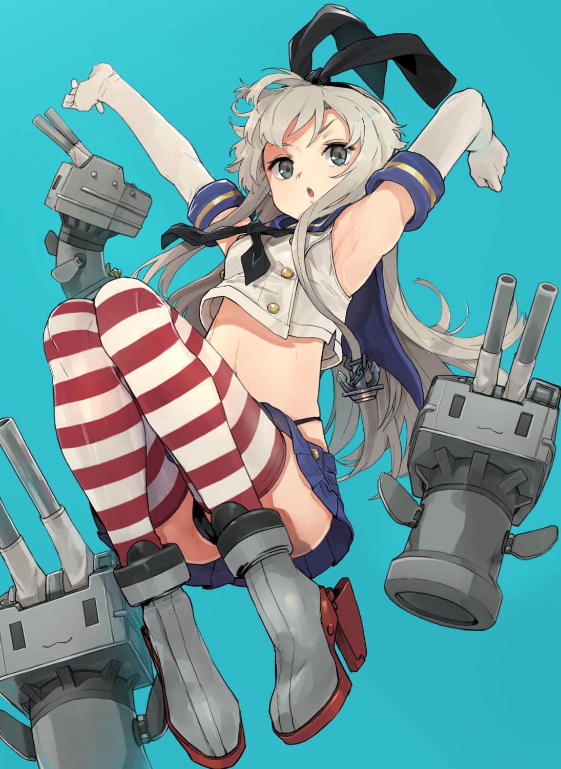 heels, kantai_collection, pantsu, rensouhou-chan, shimakaze_(kancolle), thighhighs, wataro_(watawatawatapon)