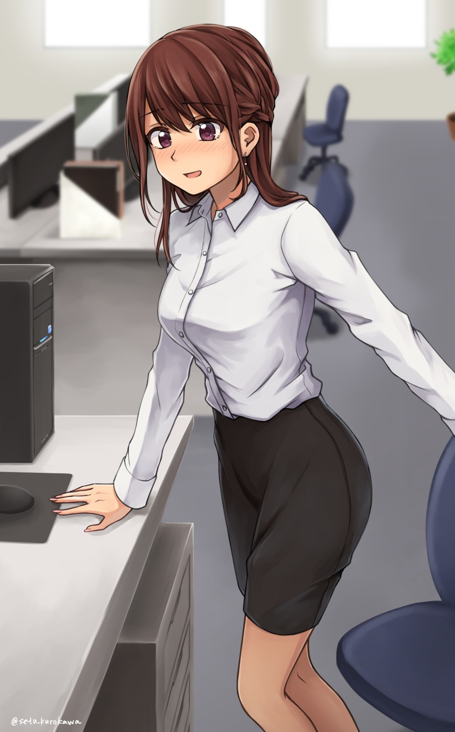 dress_shirt, setu_kurokawa