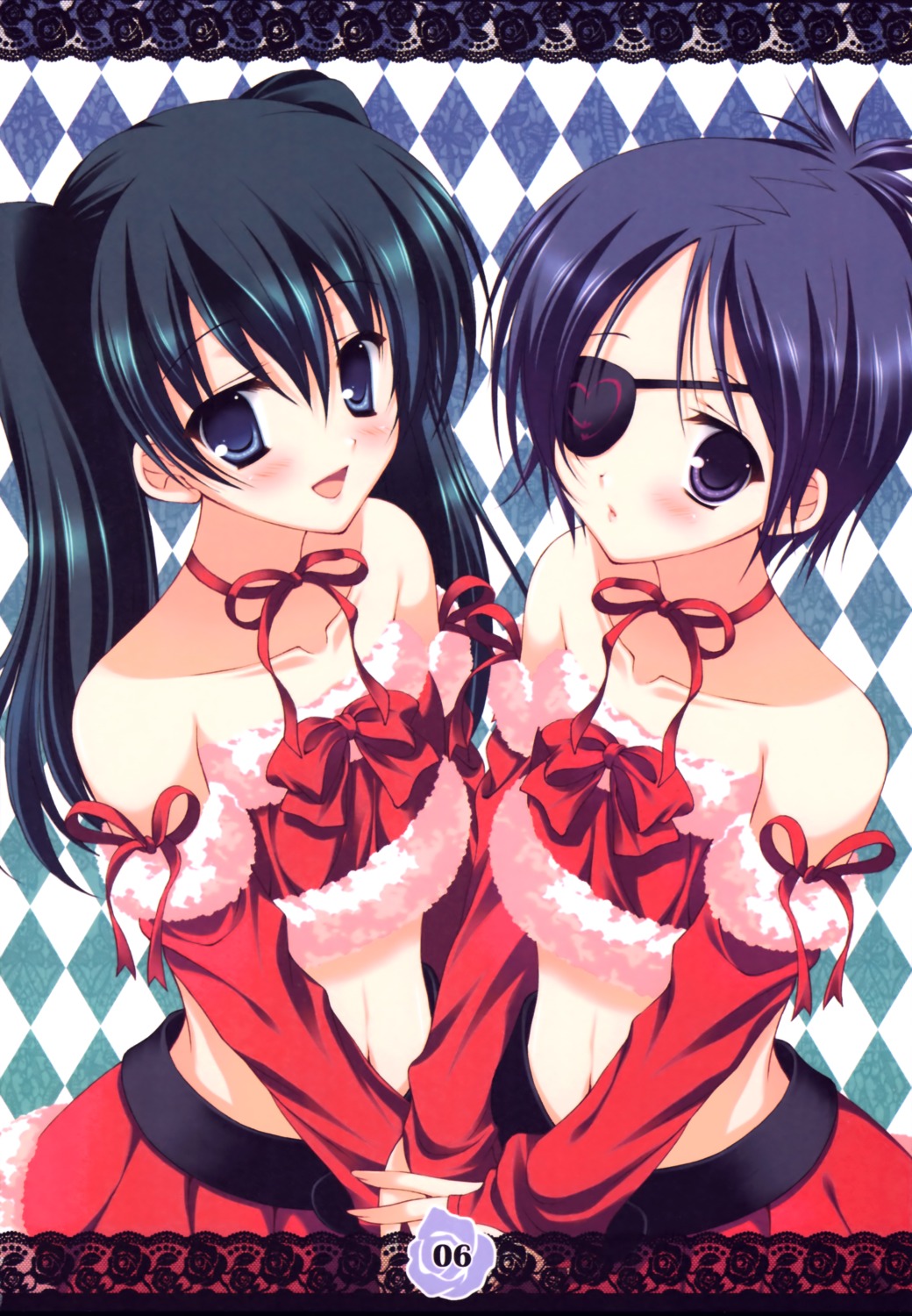 chrome_dokuro, d.gray-man, eyepatch, katekyo_hitman_reborn!, lenalee_lee, tanihara_natsuki