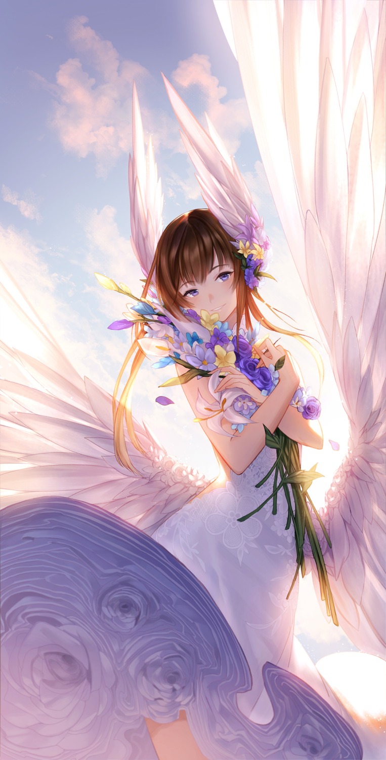 dress, gahyun, wings
