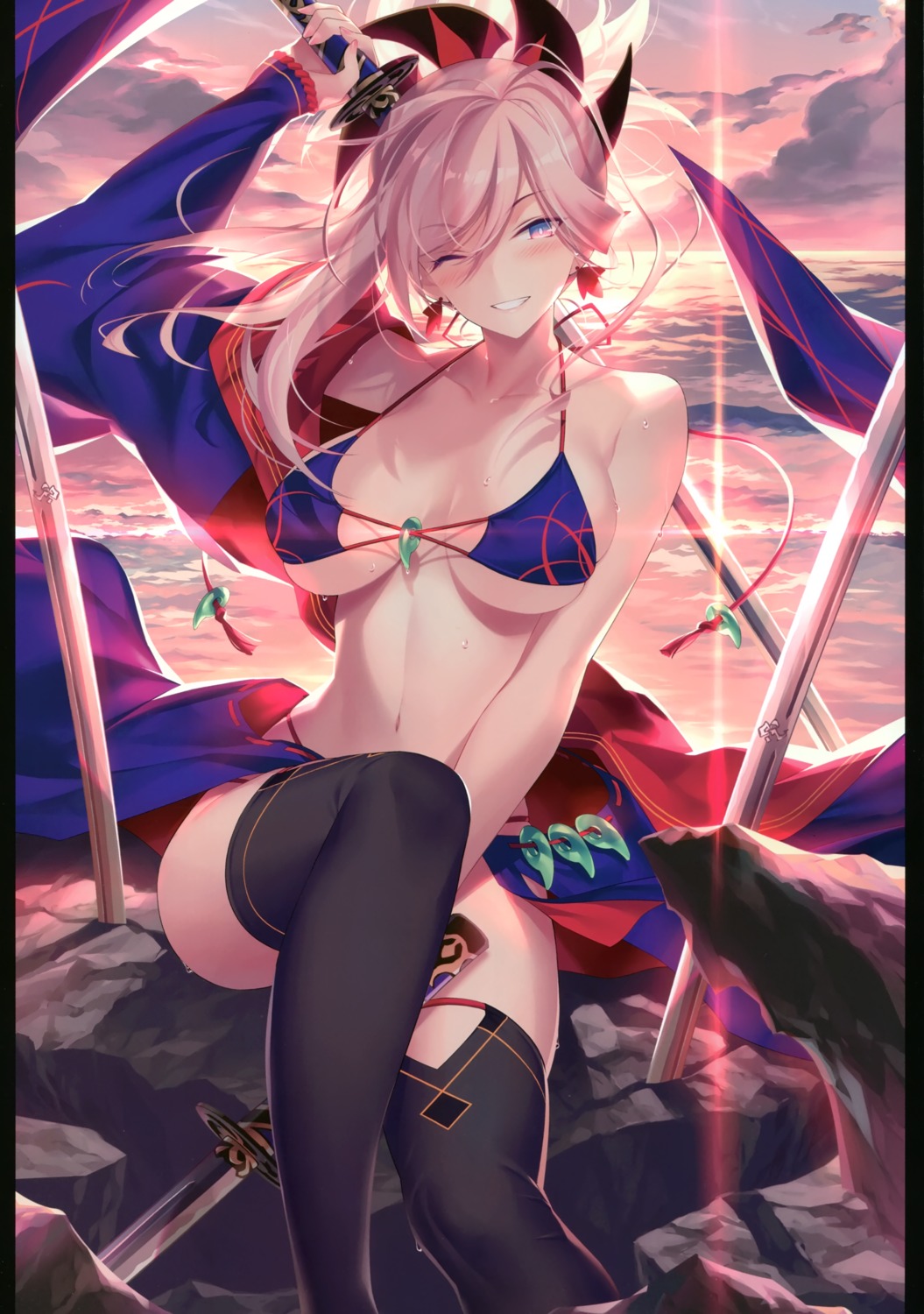 fate/grand_order, kousaki_rui, miyamoto_musashi_(fate)