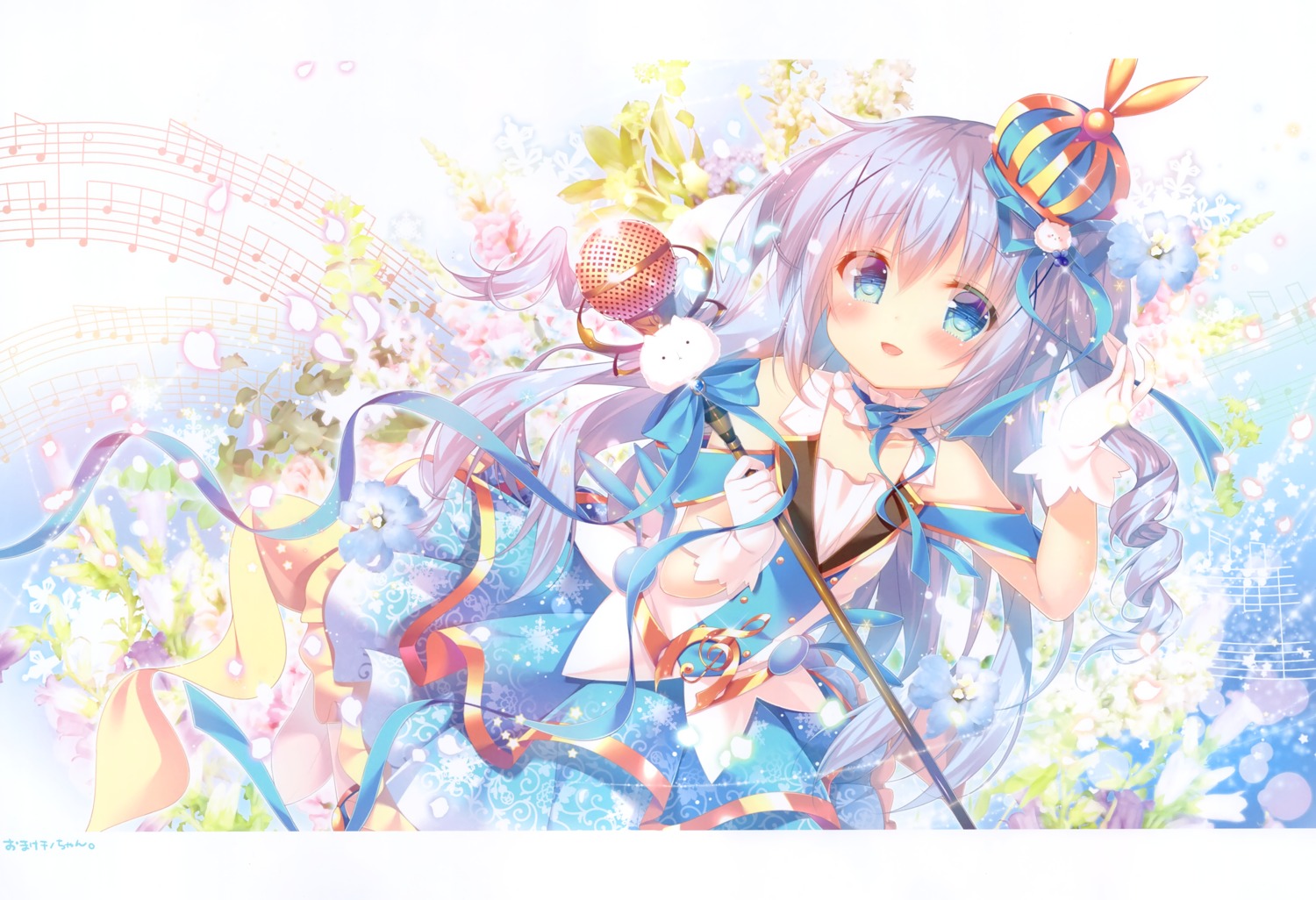 dress, gochuumon_wa_usagi_desu_ka?, hachimitsu_shoujo, kafuu_chino, mitsumomo_mamu