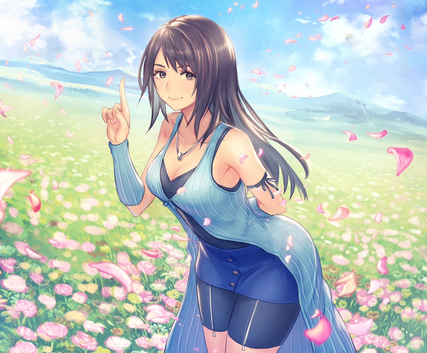 anbe_yoshirou, cleavage, final_fantasy, final_fantasy_viii, rinoa_heartilly