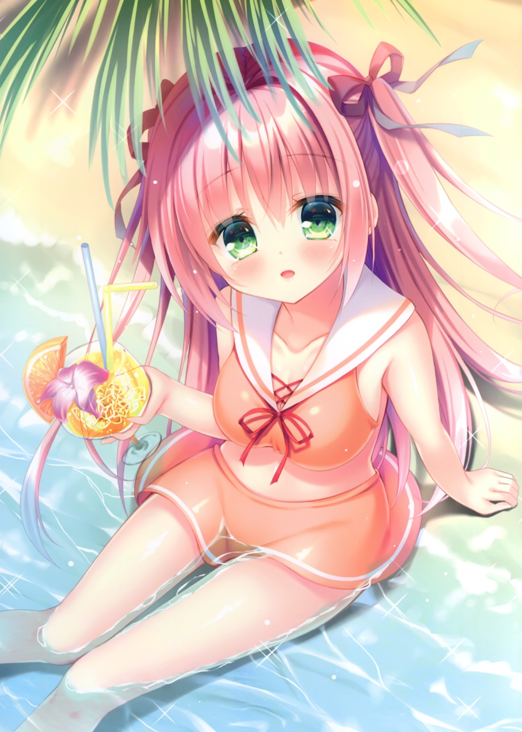 bikini, rokudou_itsuki, swimsuits, wet