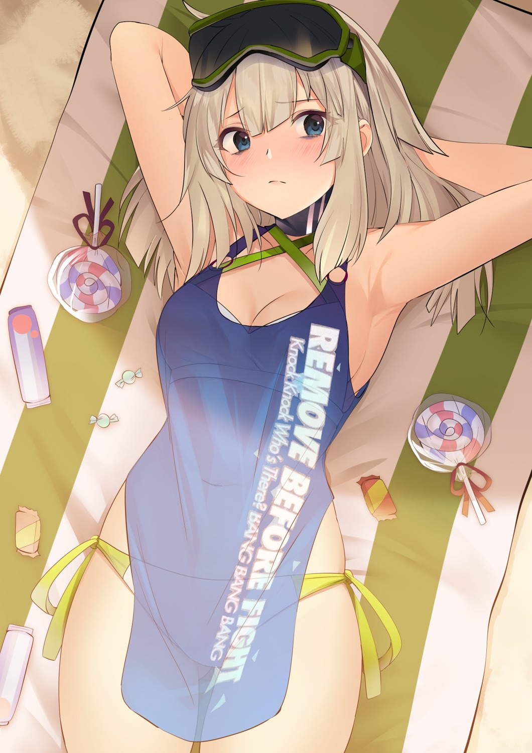 aa-12_(girls_frontline), bikini, cleavage, girls_frontline, jun_project, see_through, swimsuits