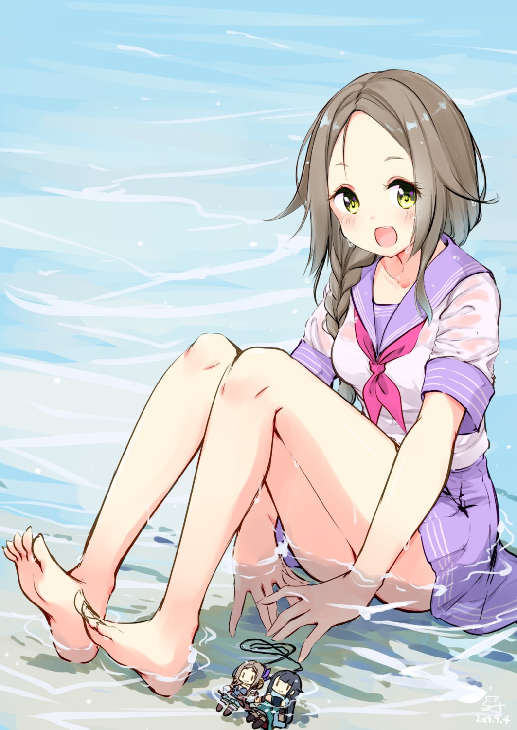 atelier, atelier_firis, feet, firis_mistlud, minidraco, see_through, seifuku, sketch