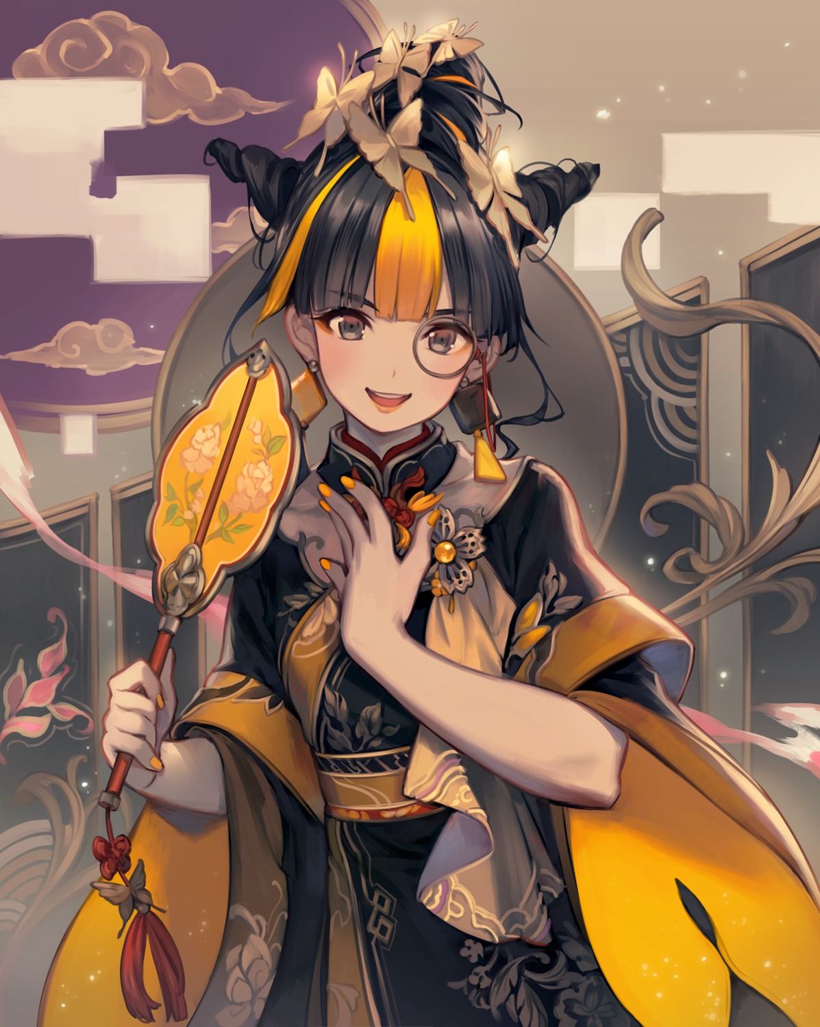 asian_clothes, lee_hyeseung, megane