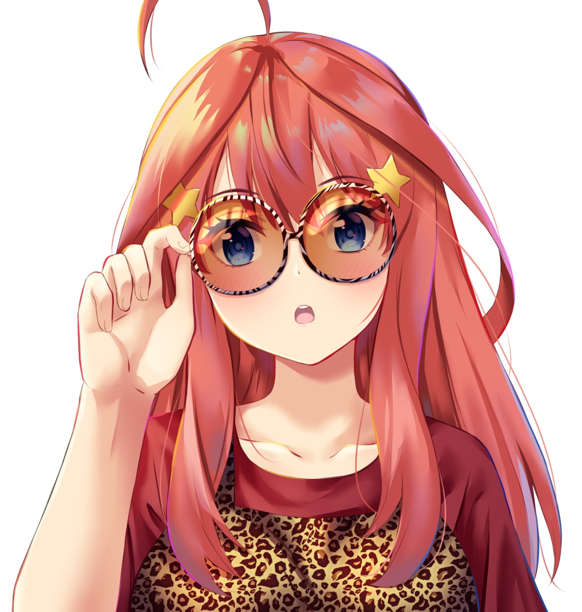 5-toubun_no_hanayome, hofumaso, megane, nakano_itsuki