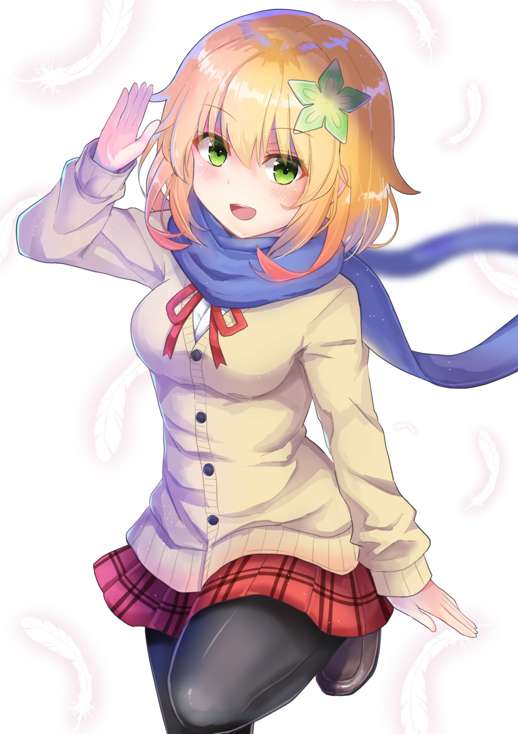 chisaki_tapris_sugarbell, gabriel_dropout, pantyhose, seifuku, sweater, tenma-gav