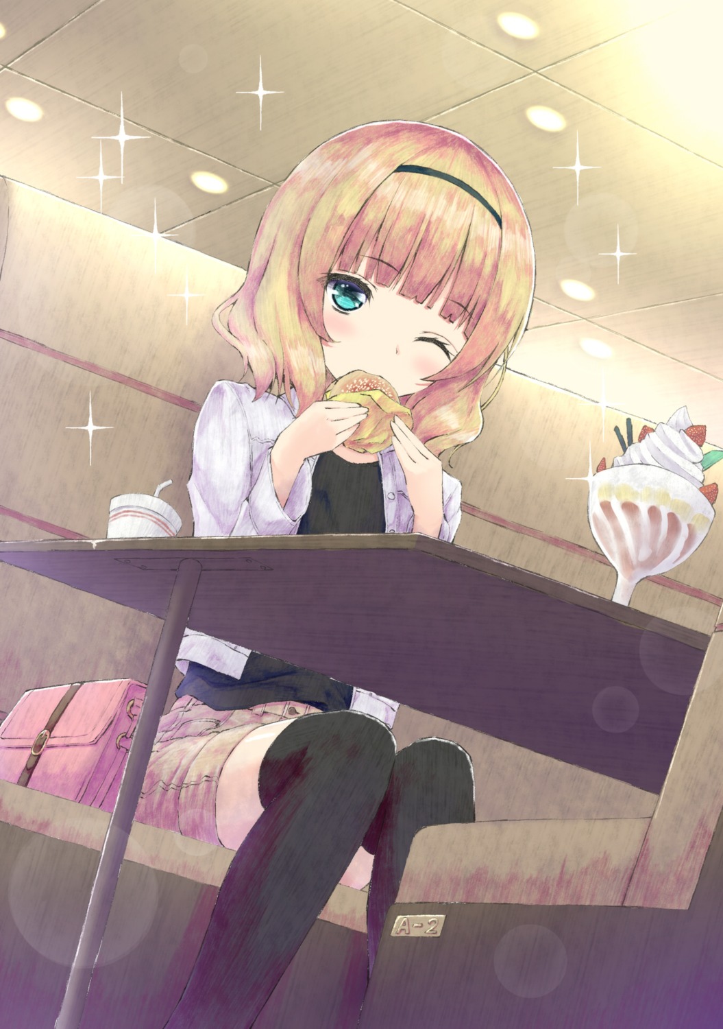 aramachi, gochuumon_wa_usagi_desu_ka?, kirima_sharo, thighhighs