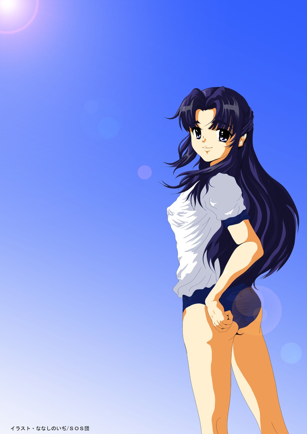 asakura_ryouko, gym_uniform, nanashi_noiji, suzumiya_haruhi_no_yuuutsu