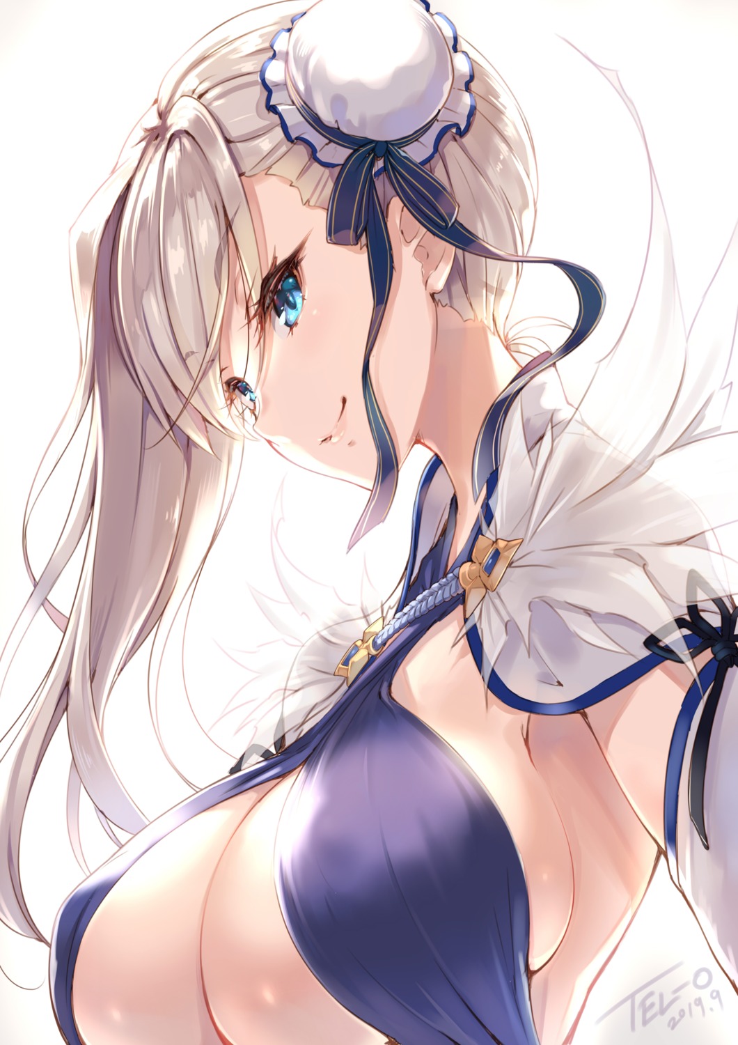 fate/grand_order, miyamoto_musashi_(fate), no_bra, tel-o