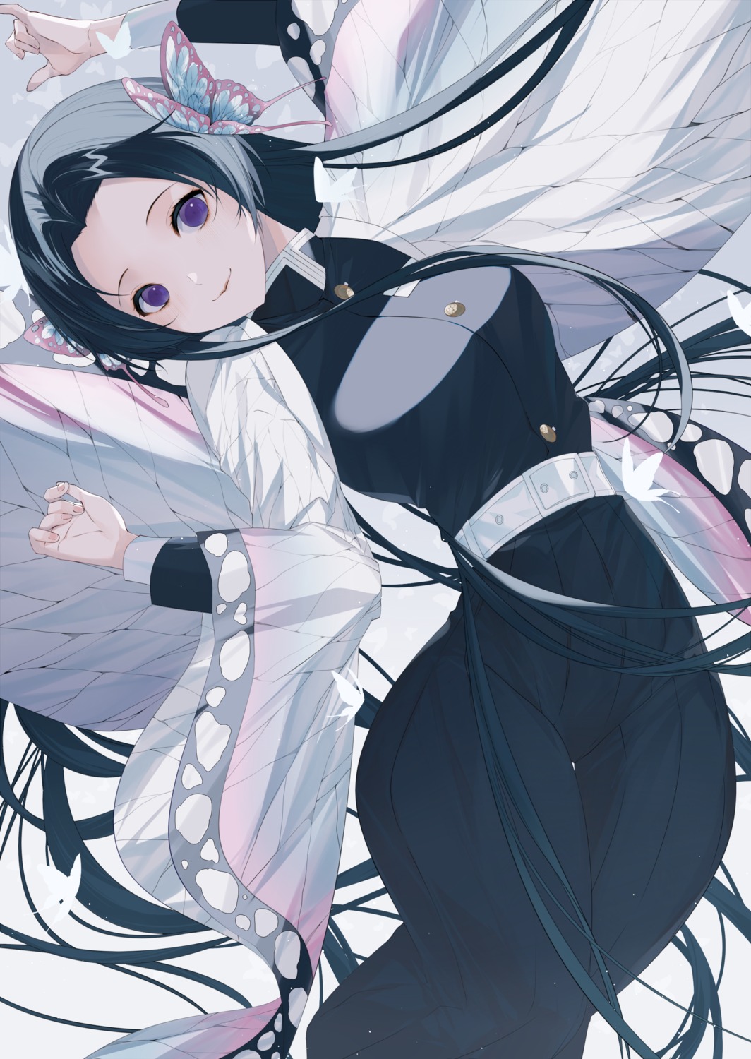 arrow_(tamawo222), kimetsu_no_yaiba, kochou_kanae, kochou_shinobu, uniform