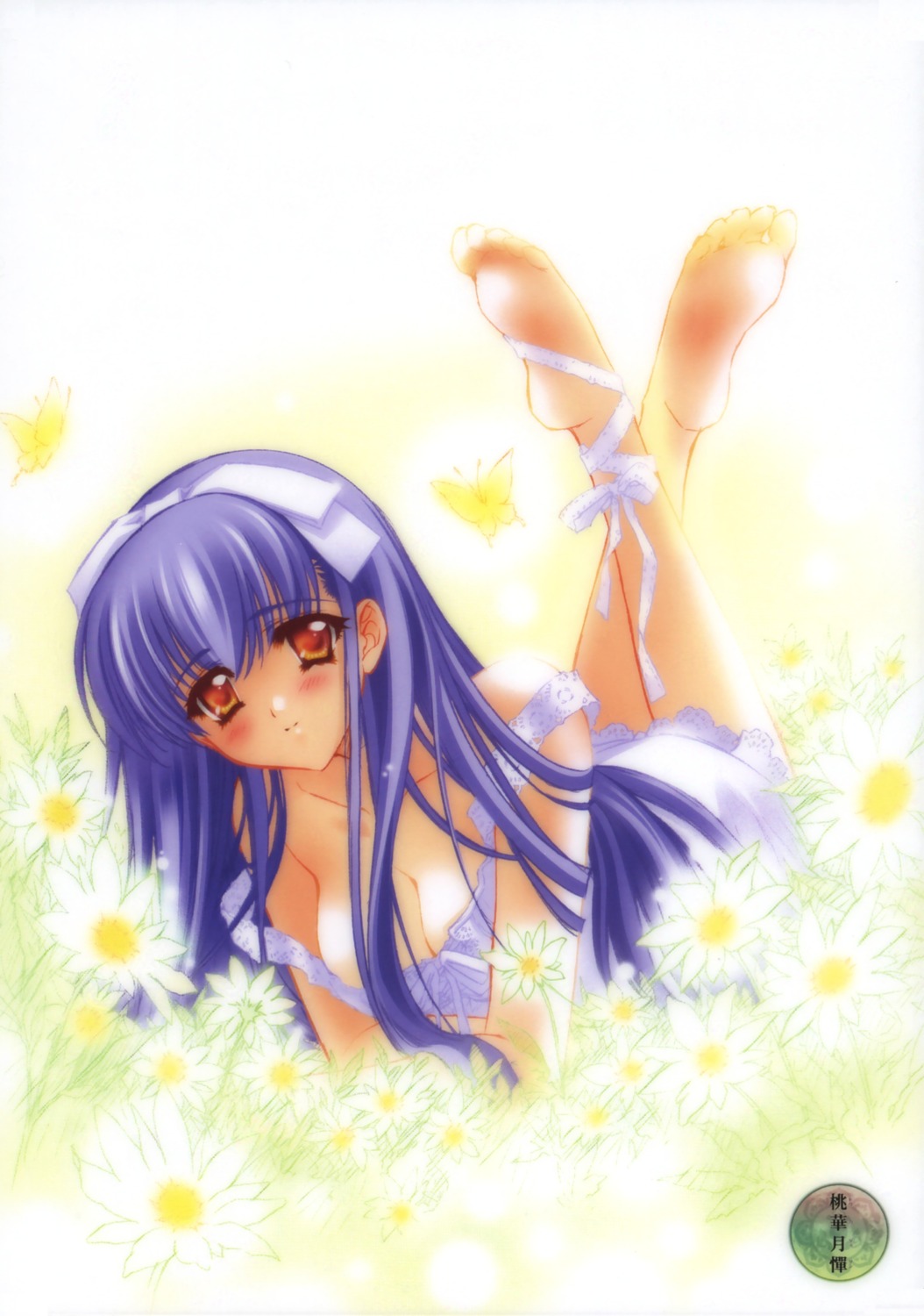 carnelian, cleavage, dress, kawakabe_momoka, touka_gettan