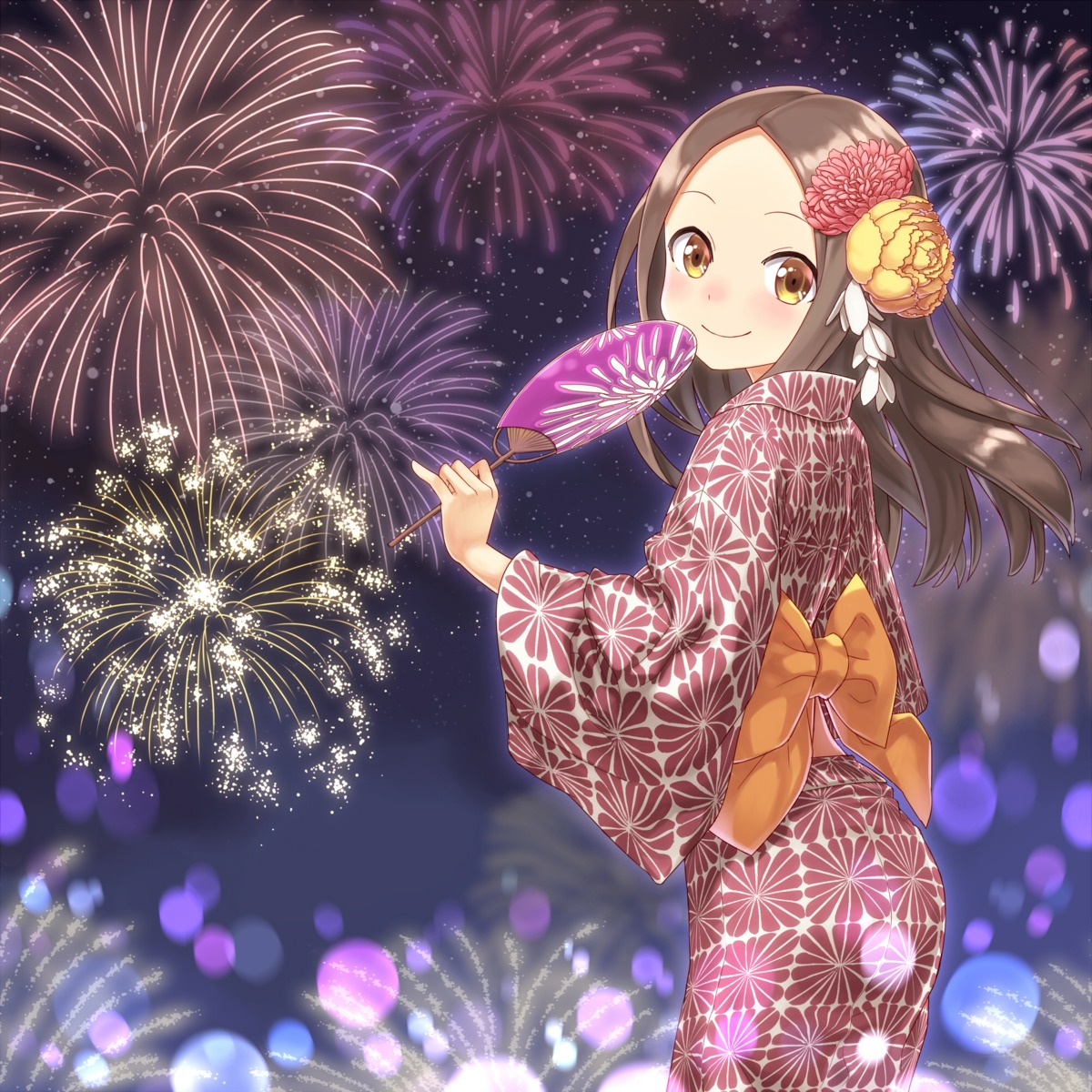 buntan, karakai_jouzu_no_takagi-san, takagi-san, yukata