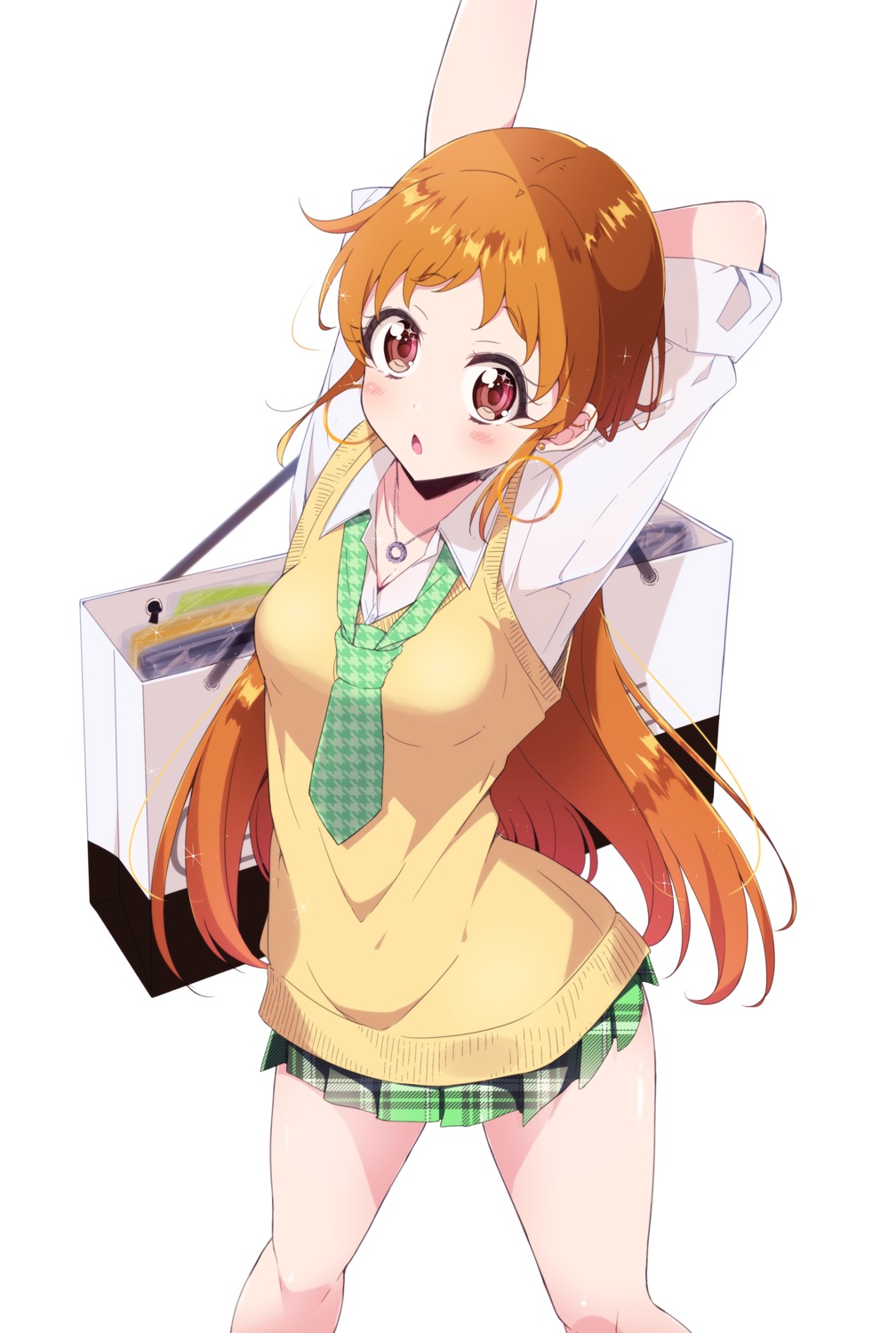 aikatsu!, arisugawa_otome, cleavage, koukii, seifuku, sweater