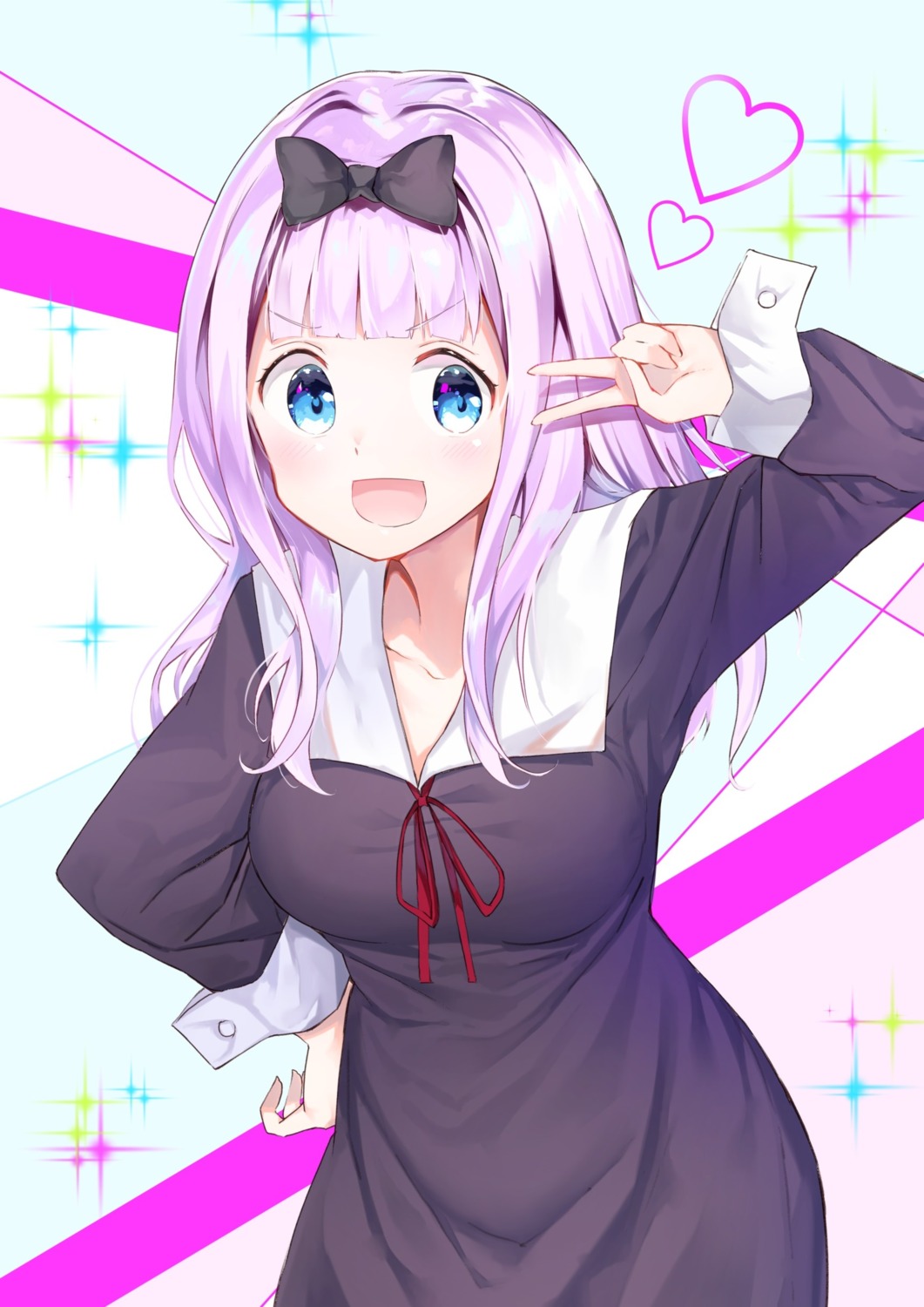 fujiwara_chika, kaguya-sama_wa_kokurasetai_~tensai-tachi_no_renai_zunousen~, kerun, seifuku
