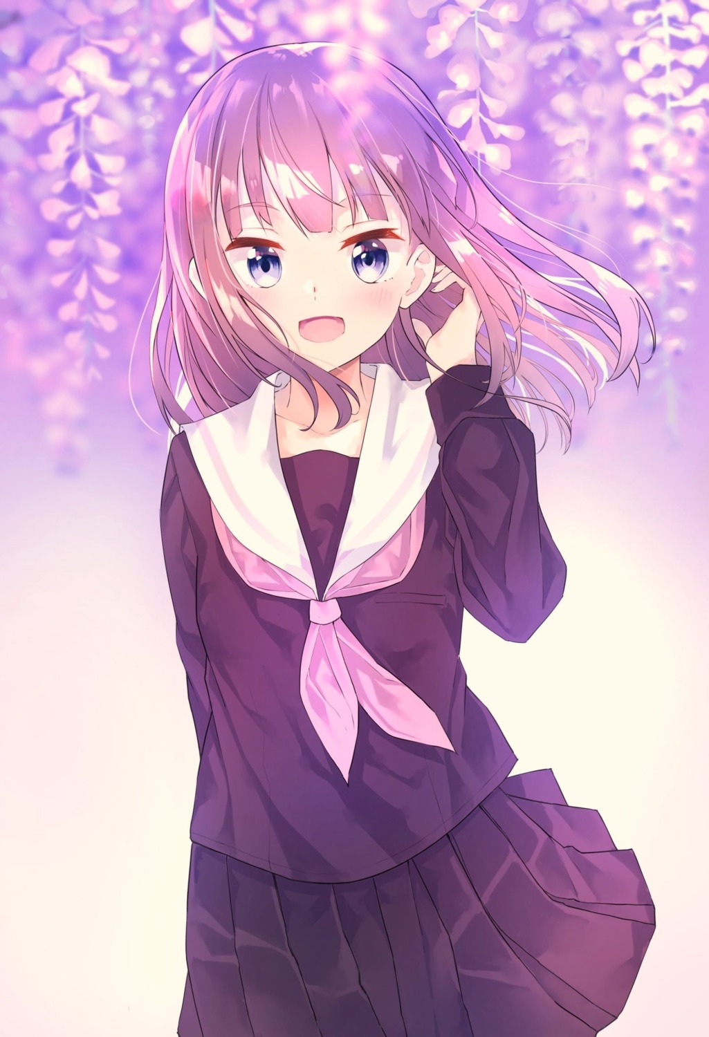 kerun, seifuku, skirt_lift