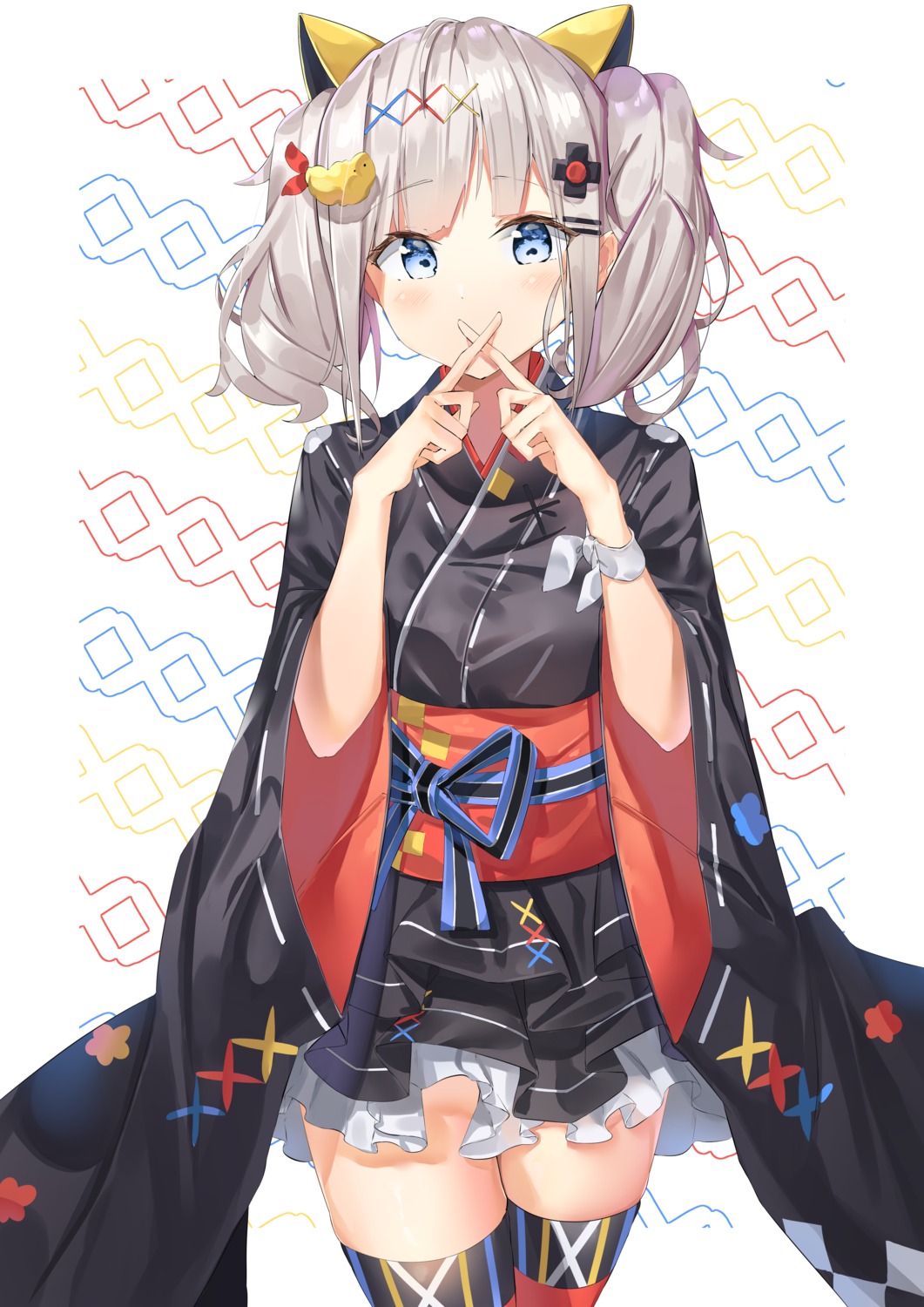 japanese_clothes, kaguya_luna, kuse_(0201), the_moon_studio, thighhighs