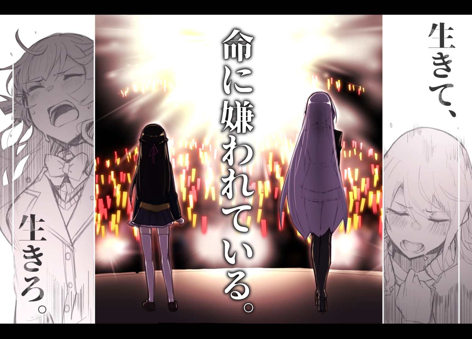 30min-5000yen, gym_uniform, higuchi_kaede, kagami_uekusa, monochrome, nijisanji, seifuku, sketch