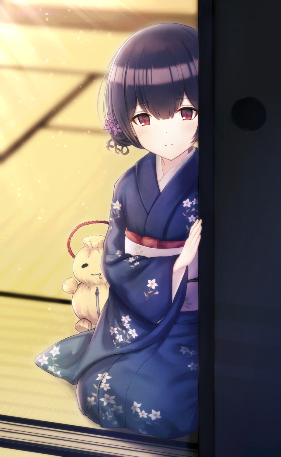 cotrpopor, kimono, morino_rinze, the_idolm@ster, the_idolm@ster_shiny_colors