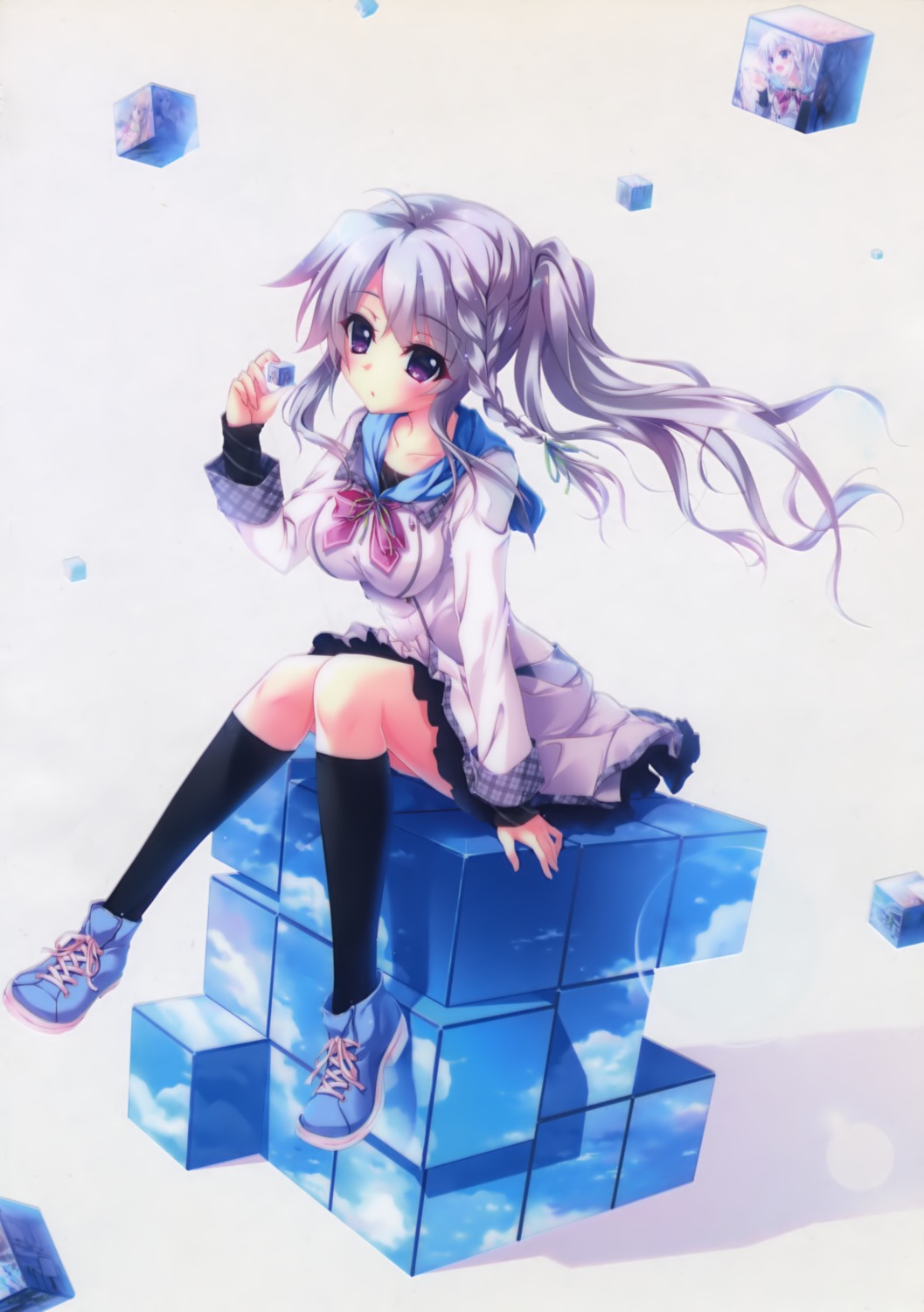9-nine-, 9-nine-_sorairo_sorauta_soranooto, izumi_tsubasu, niimi_sora, palette, seifuku