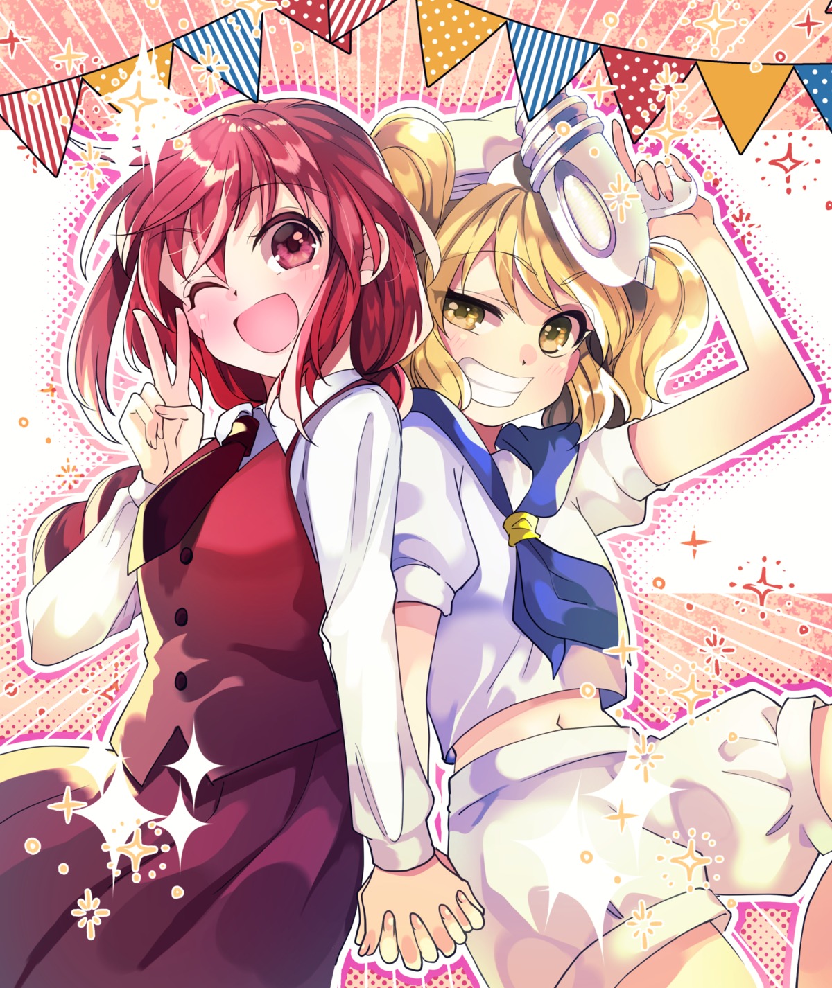 katakei, kitashirakawa_chiyuri, okazaki_yumemi, touhou