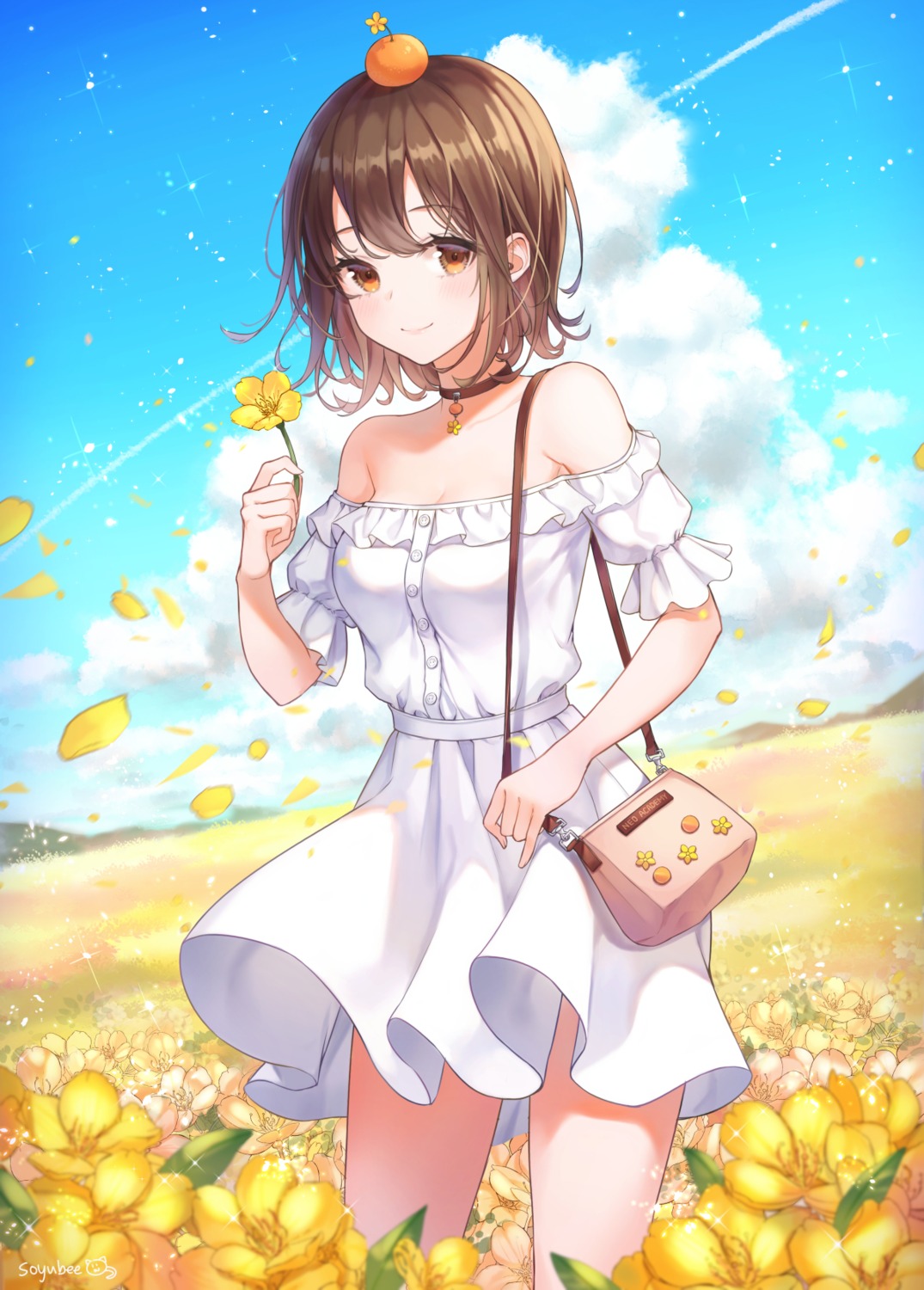 cleavage, dress, soyubee, summer_dress