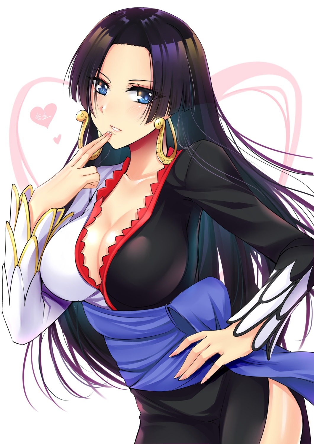 boa_hancock, cleavage, dress, one_piece, tsang_yu_chun