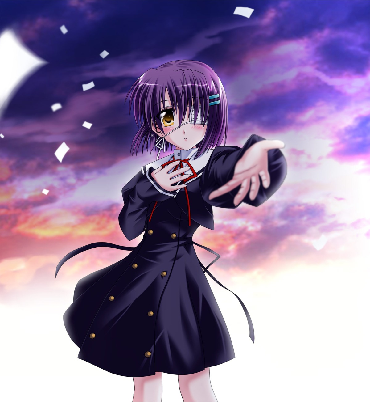 ef_~a_fairytale_of_the_two~, ef_~a_tale_of_memories~, eyepatch, otoki_raku, seifuku, shindou_chihiro