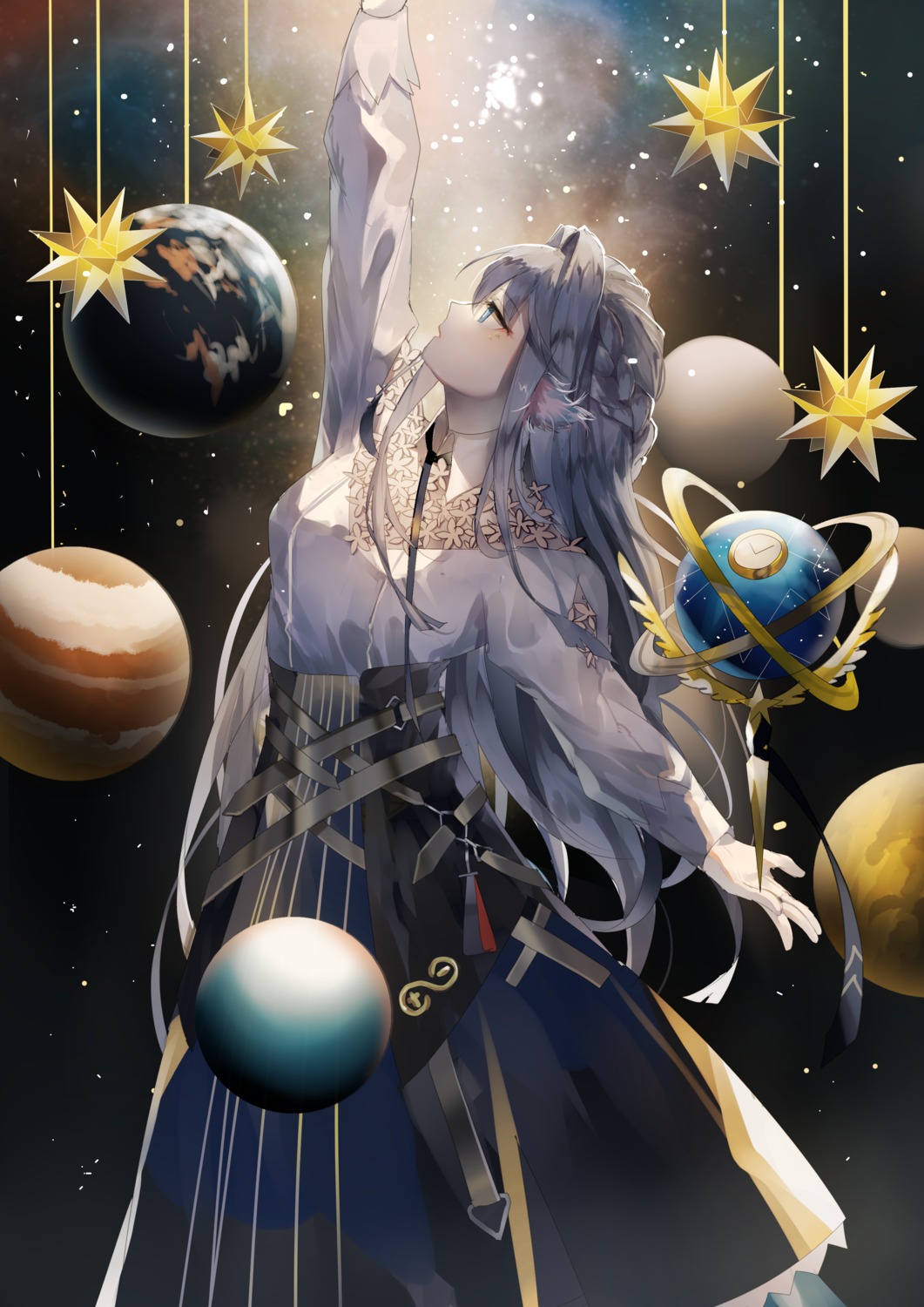 arknights, astesia_(arknights), tadatsu, weitu