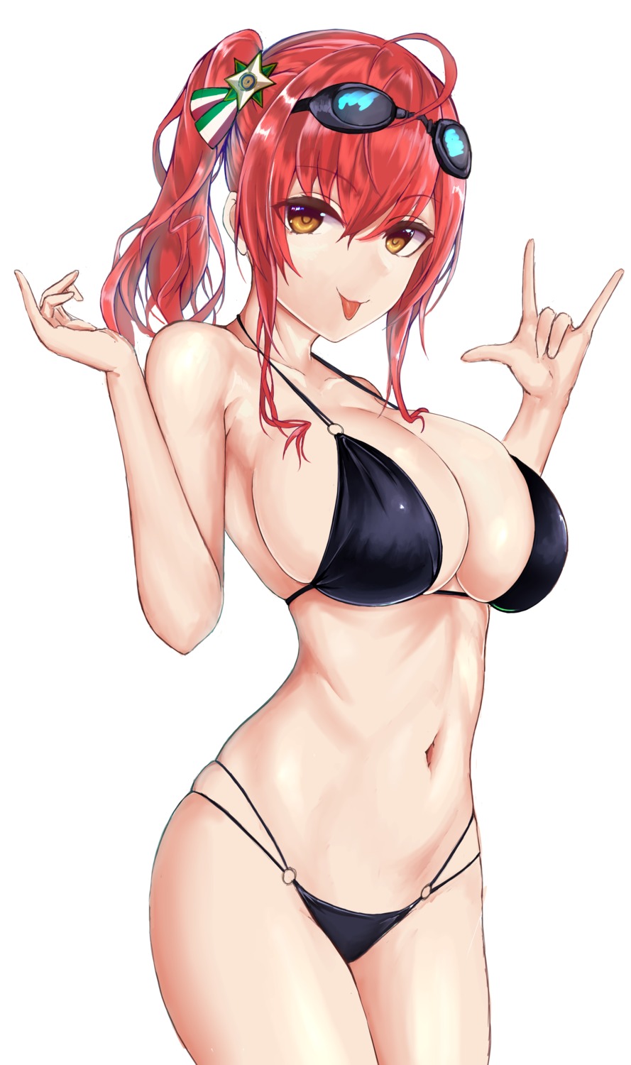 azur_lane, bikini, cleavage, franz_(217franz), swimsuits, zara_(azur_lane)