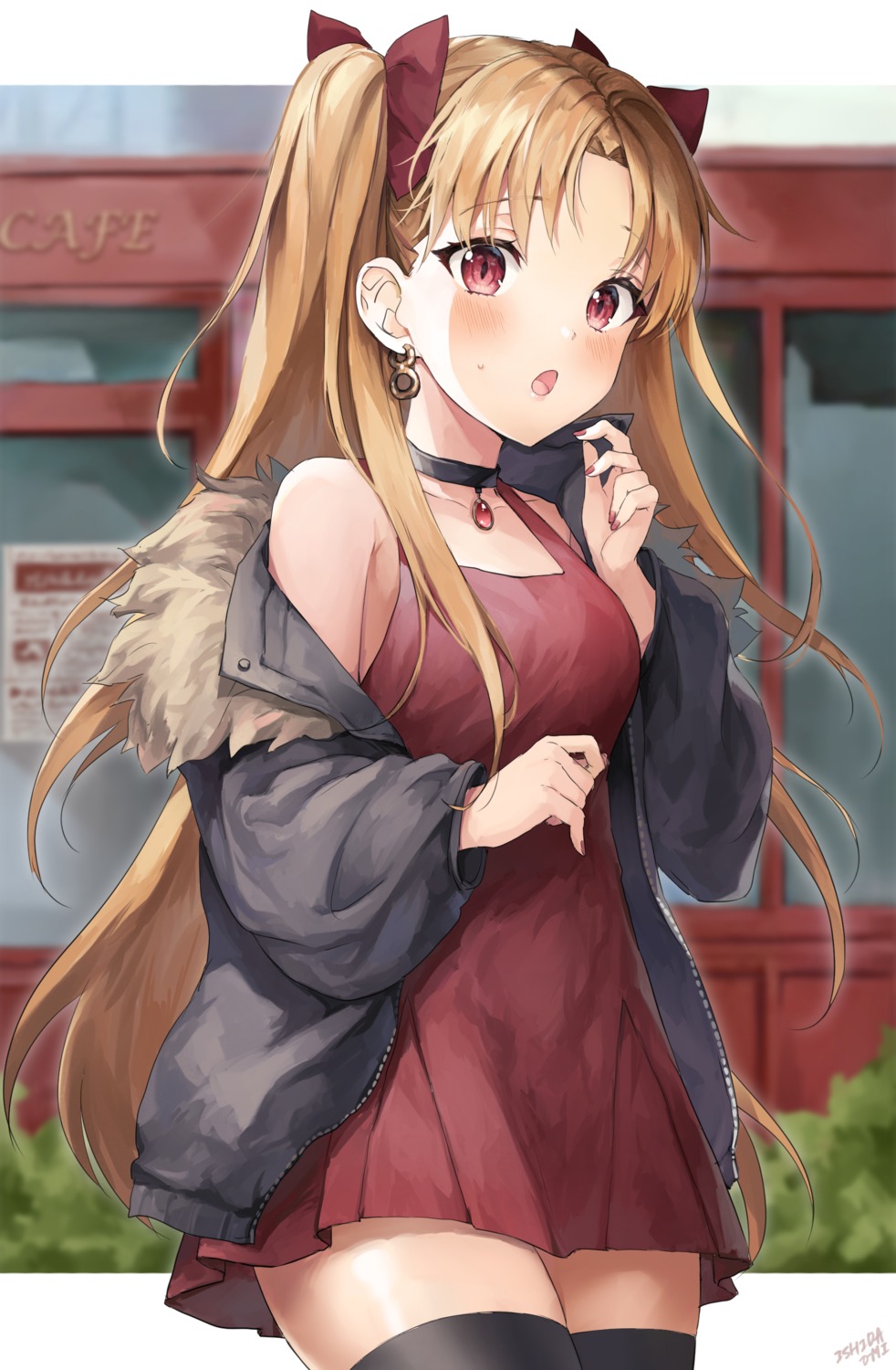 dress, ereshkigal_(fate), fate/grand_order, ishita_umi, thighhighs