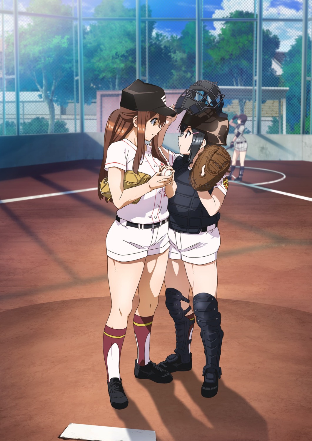 armor, baseball, tagme, takeda_yomi, tamayomi, uniform, yamazaki_tamaki, yuri