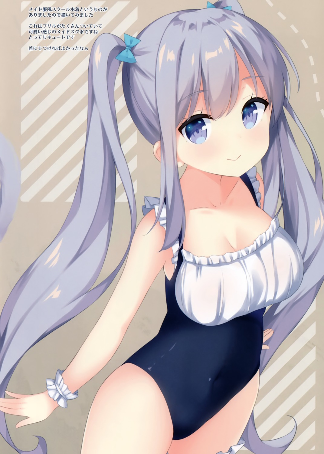 cleavage, croix_crown, eiji_ririka, mimura_zaja, swimsuits