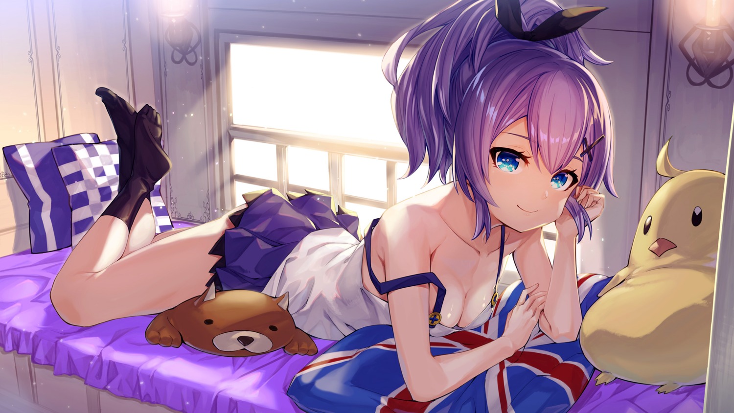 akanagi_youto, azur_lane, cleavage, javelin_(azur_lane), manjuu_(azur_lane), no_bra