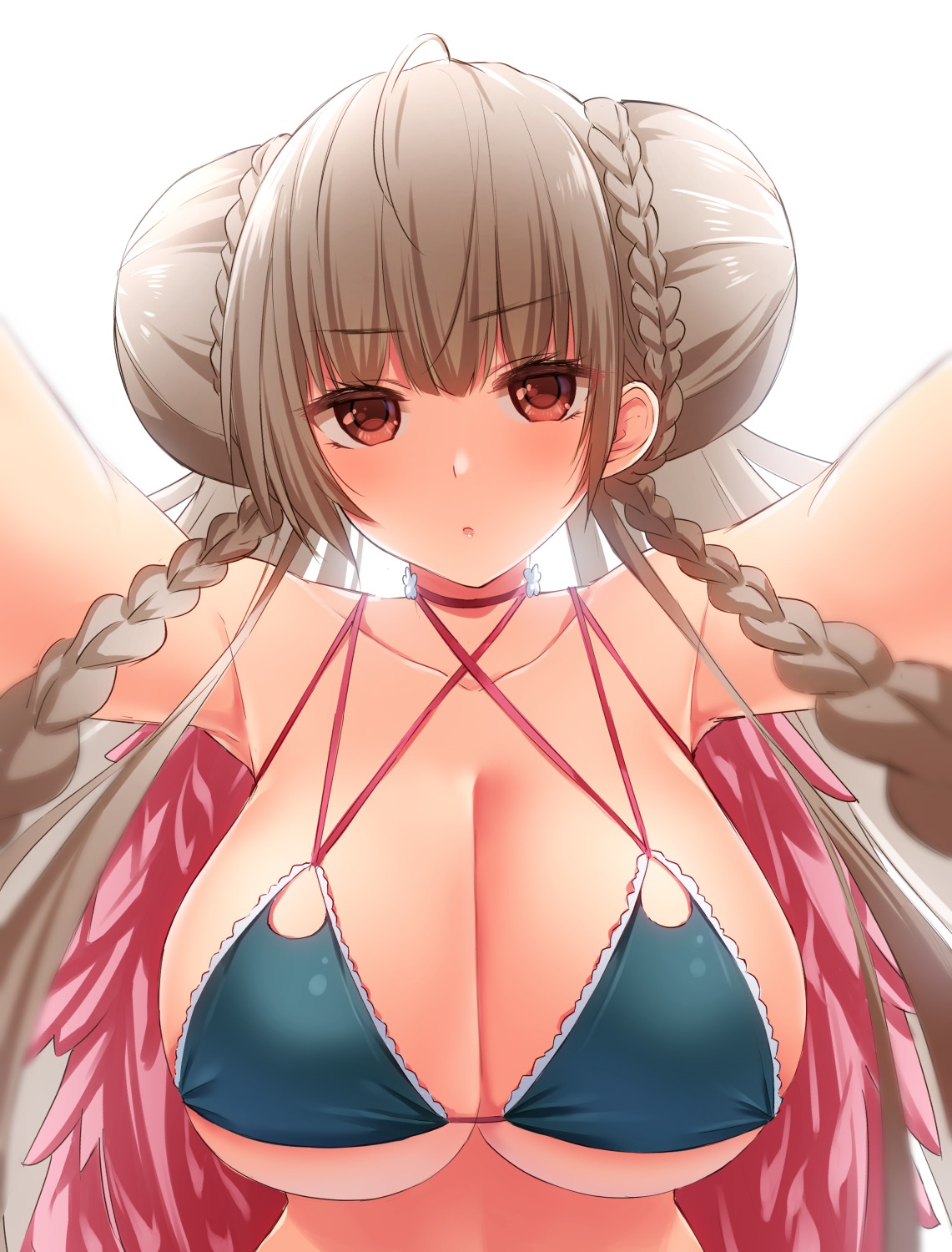 azur_lane, bikini_top, formidable_(azur_lane), swimsuits, yoyomura