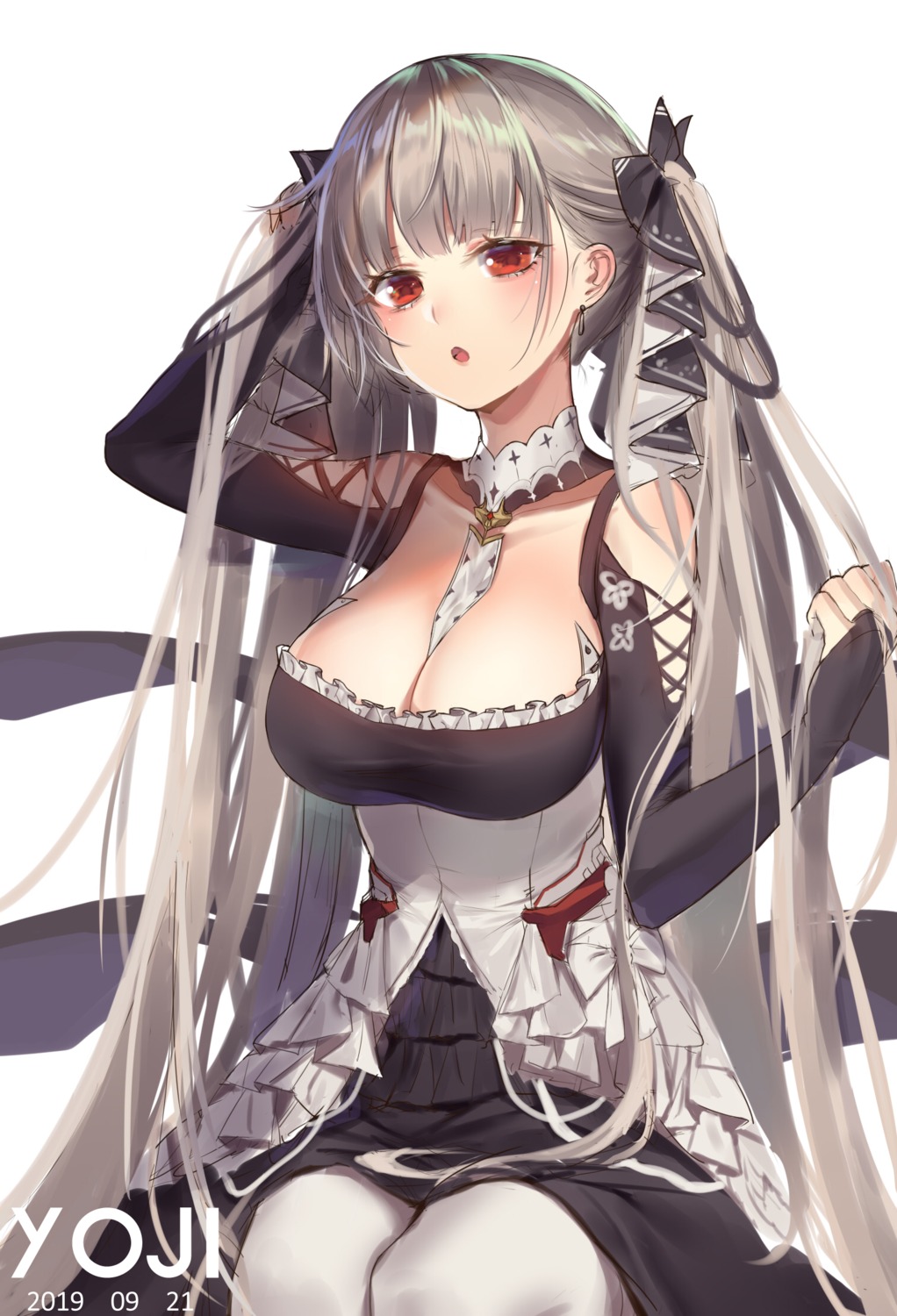azur_lane, formidable_(azur_lane), gothic_lolita, lolita_fashion, thighhighs, yoji_(pl05030786)