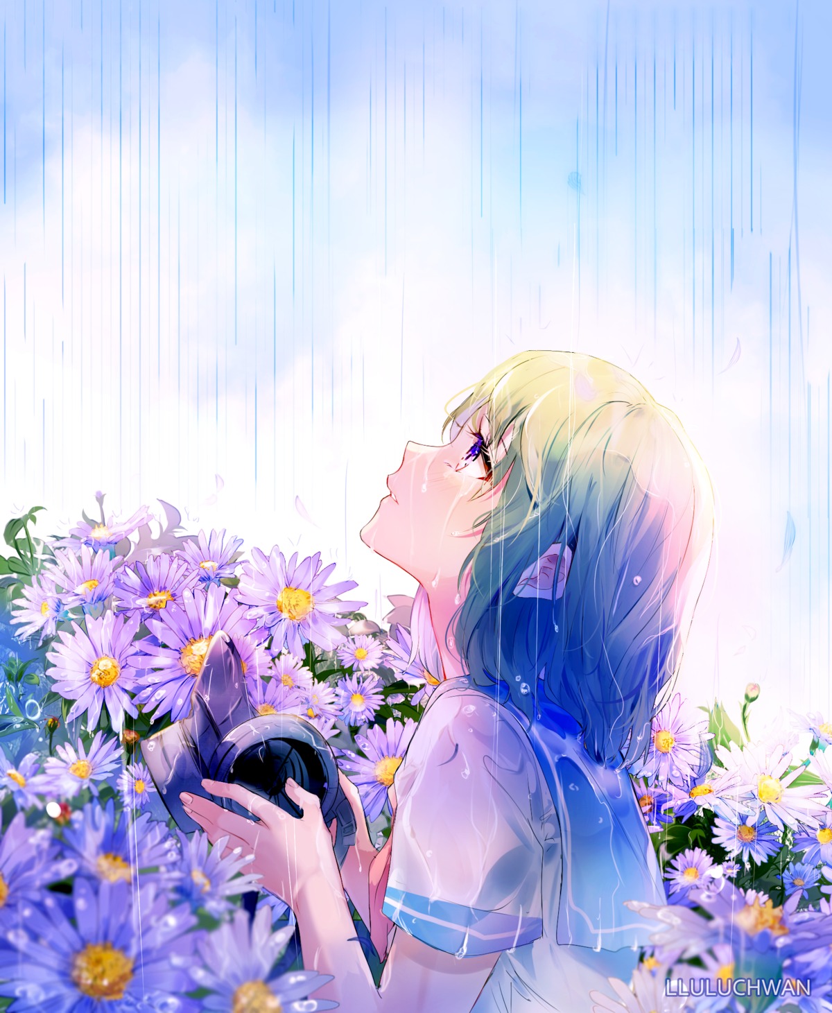 lluluchwan, seifuku, wet