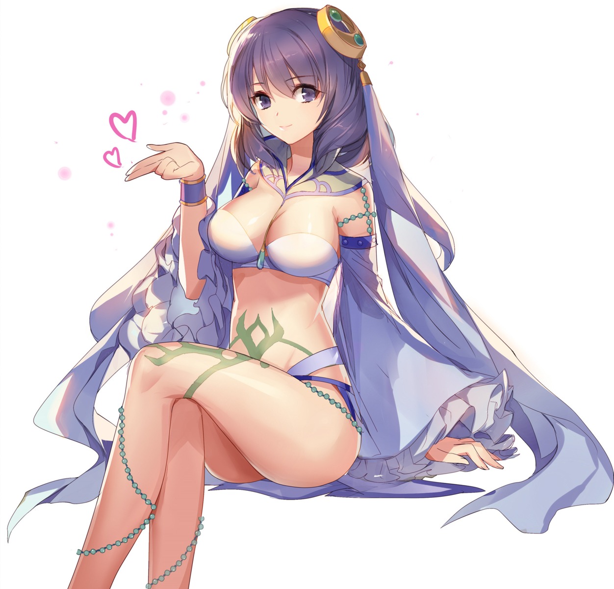 bikini, cleavage, eiyuu_densetsu, gekka_nanako, rixia_mao, swimsuits, tattoo