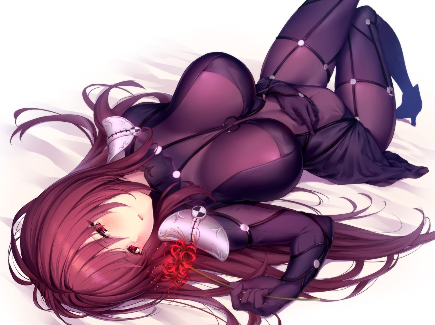 armor, bodysuit, fate/grand_order, heels, lun7732, scathach_(fate)