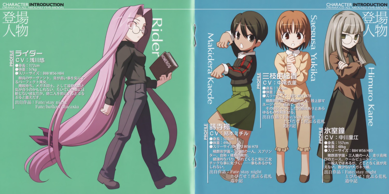 crease, disc_cover, fate/stay_night, himuro_kane, makidera_kaede, medusa_(fate), megane, profile_page