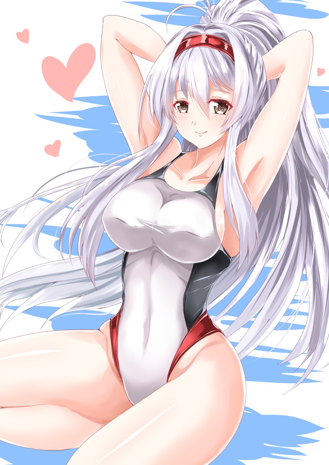 kantai_collection, kentan, suzutsuki_(kancolle), swimsuits