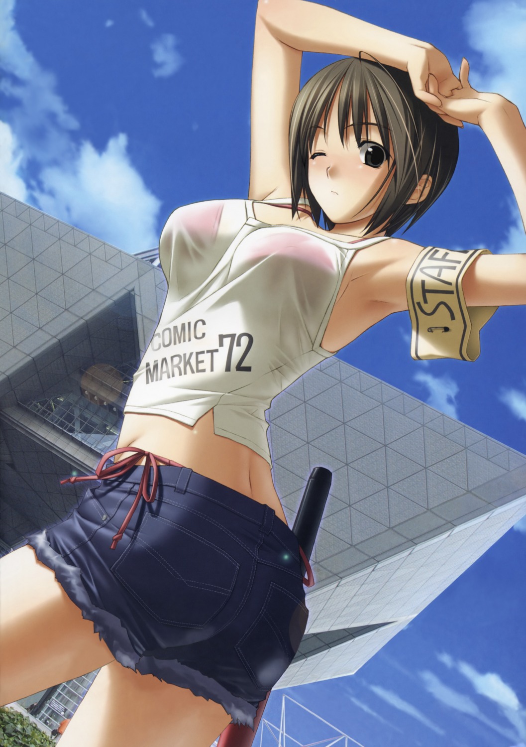 bikini, bikini_top, bra, comiket, hashimoto_takashi, photoshop, see_through, swimsuits