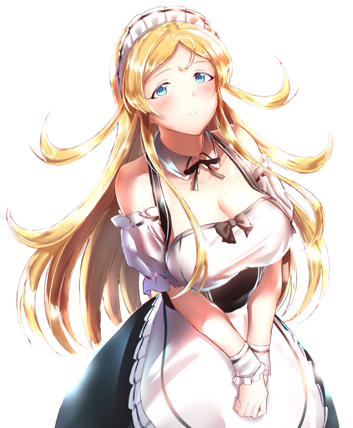 cleavage, cuewel, maid, shinomiya_karen, the_idolm@ster, the_idolm@ster_million_live!