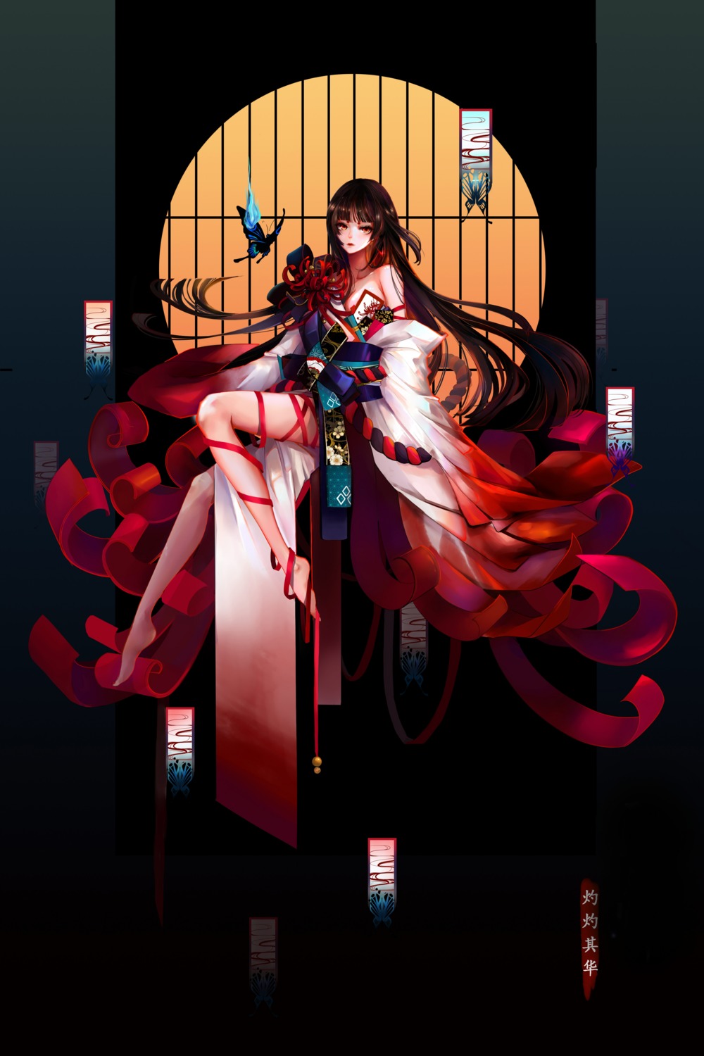 cleavage, kimono, tuanzi