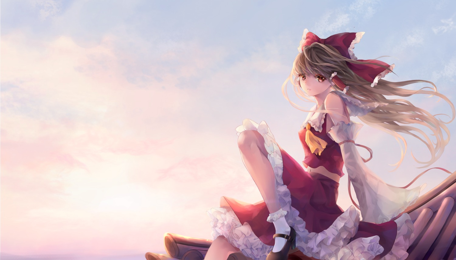 hakurei_reimu, heels, touhou, tuanzi